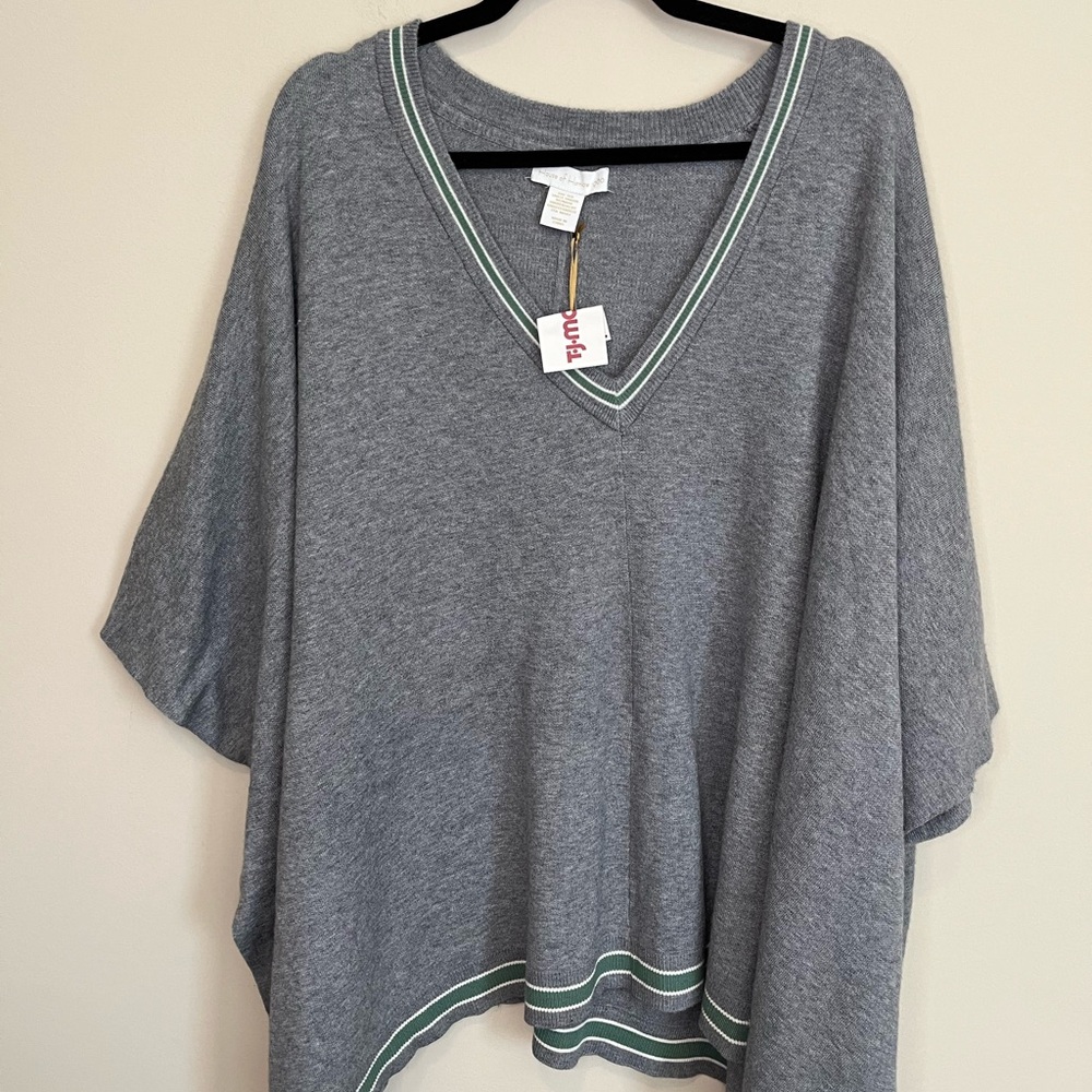 NWT House of Harlow 1960 Poncho Size -OSFM - Picture 6 of 12